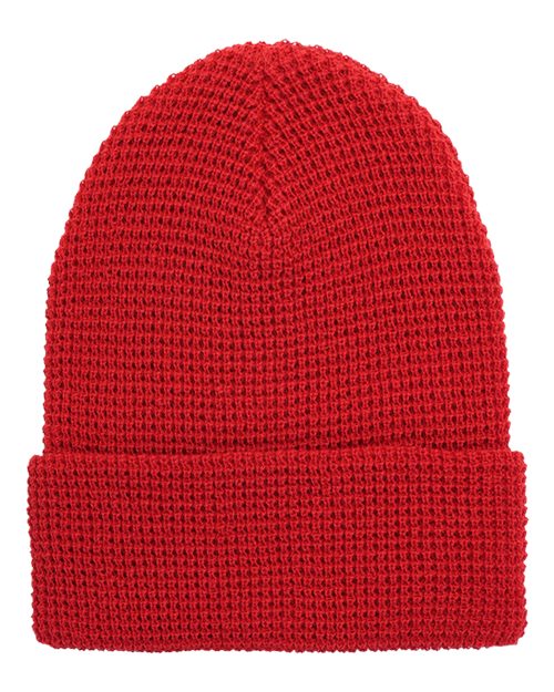 YP Classics - Waffle Cuffed Knit Beanie - 2501KC