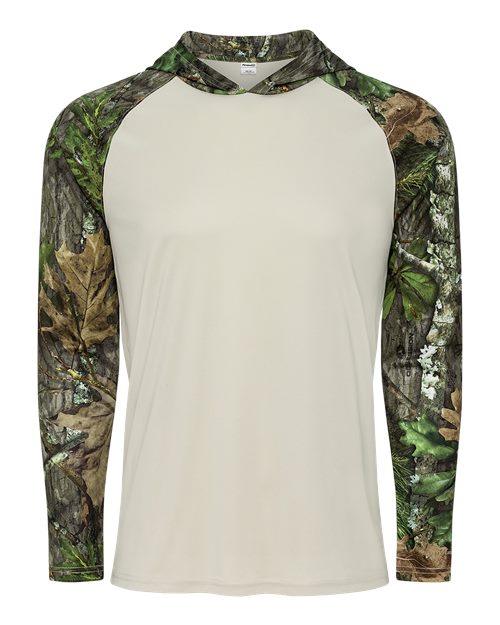 Paragon - Men's Biloxi Performance Colorblocked Hooded Long Sleeve T-Shirt - 241P