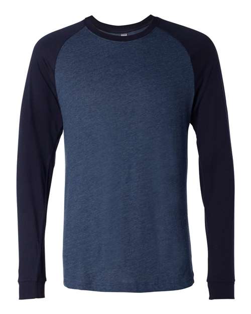 BELLA + CANVAS - Men's Long Sleeve Jersey Baseball Tee - 3000