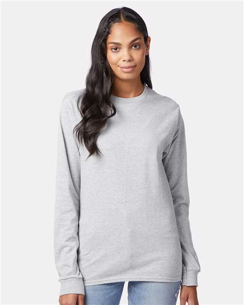 Hanes - Unisex Authentic Long Sleeve T-Shirt - 5586