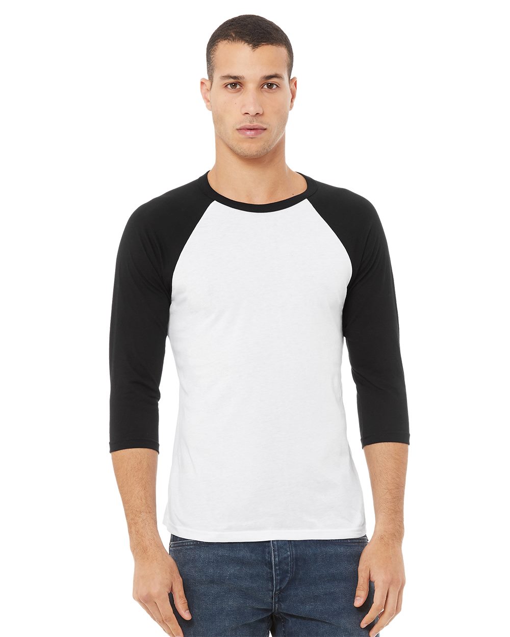 BELLA + CANVAS - Unisex Three-Quarter Sleeve Baseball Tee - 3200C