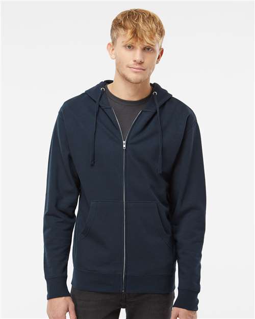 Independent Trading Co. - Unisex 8.5 oz. Midweight Full-Zip Hooded Sweatshirt - SS4500Z