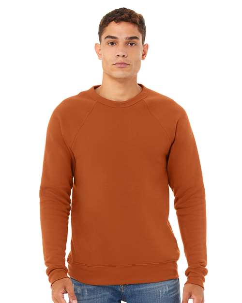 BELLA + CANVAS - Unisex Sponge Fleece Raglan Crewneck Sweatshirt - 3901