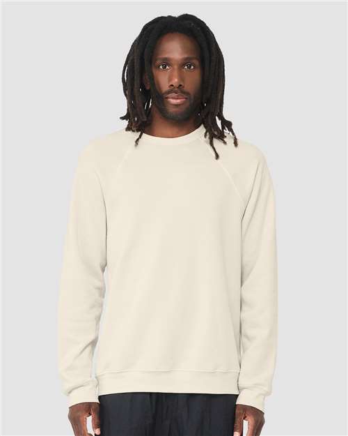 BELLA + CANVAS - Unisex Sponge Fleece Raglan Crewneck Sweatshirt - 3901