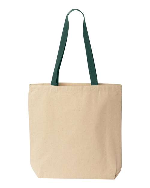 Liberty Bags - Natural Tote with Contrast-Color Handles - 8868
