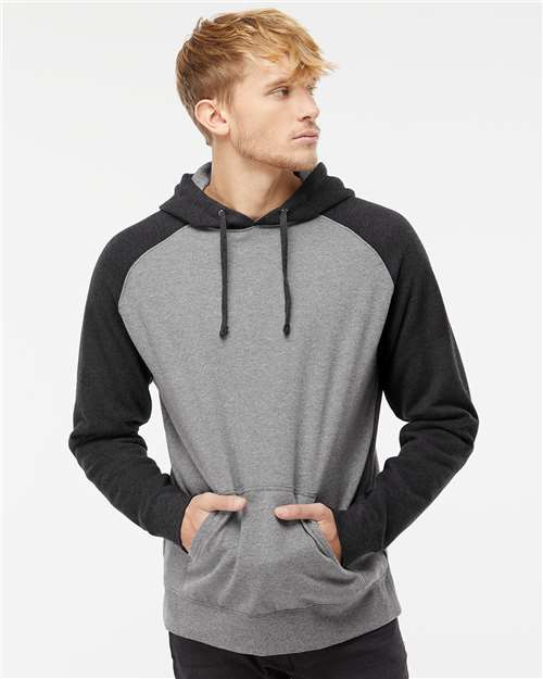 Independent Trading Co. - Unisex Raglan Hooded Sweatshirt - IND40RP