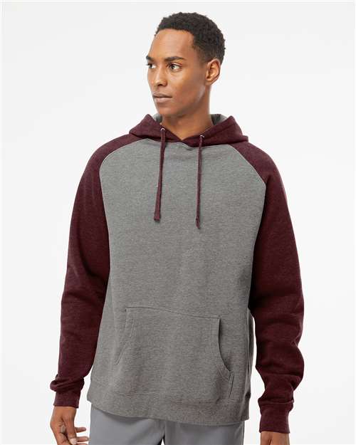 Independent Trading Co. - Unisex Raglan Hooded Sweatshirt - IND40RP