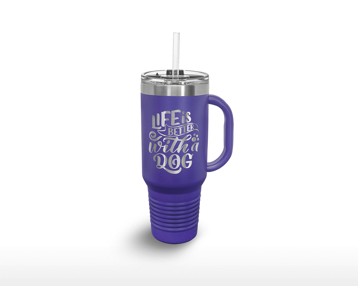 Polar Camel 40 oz Travel Mug with Handle