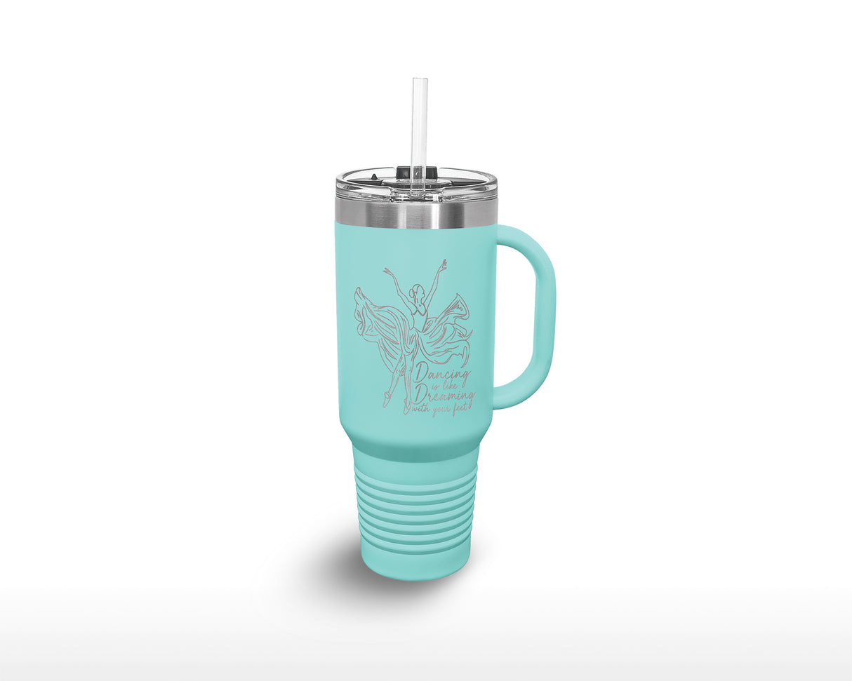 Polar Camel 40 oz Travel Mug with Handle