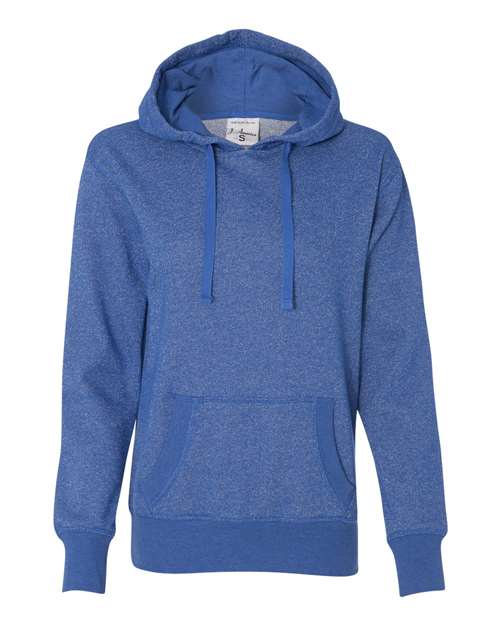 J. America - Women’s Glitter French Terry Hooded Sweatshirt - 8860J