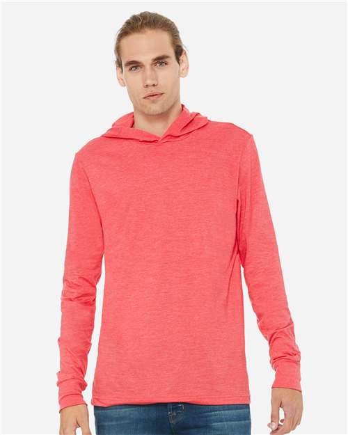 BELLA + CANVAS - Unisex Jersey Hooded Long Sleeve Tee - 3512