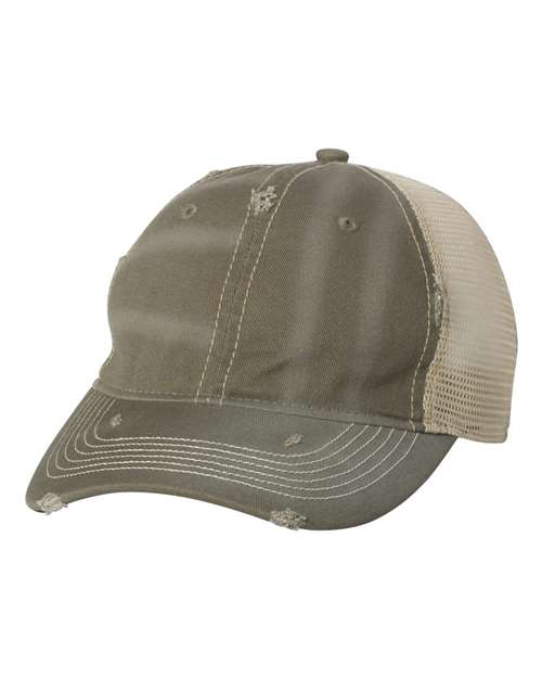 Valucap - Bounty Dirty-Washed Mesh-Back Cap - 3150S