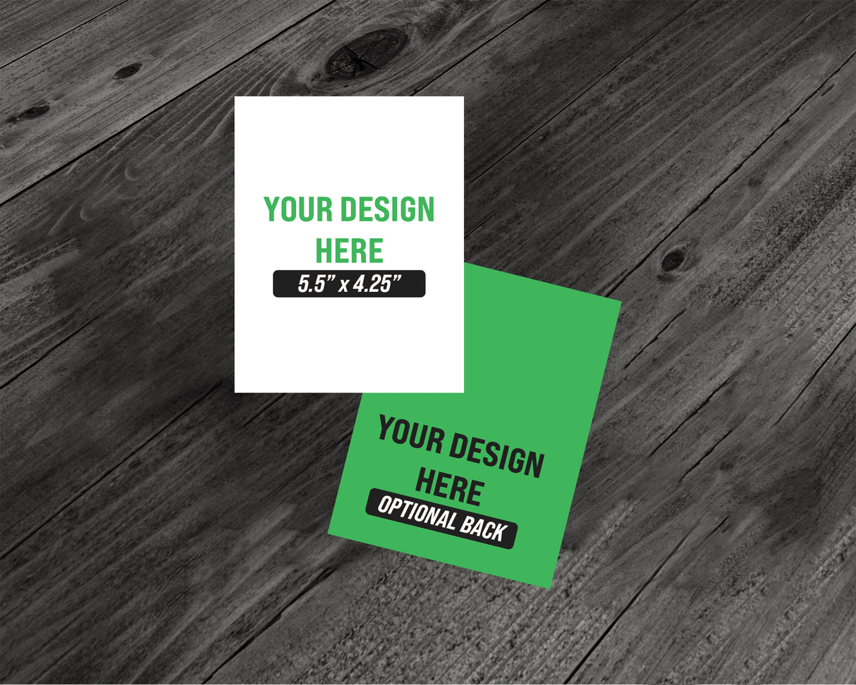 Upload your Print Ready Art - Notecards