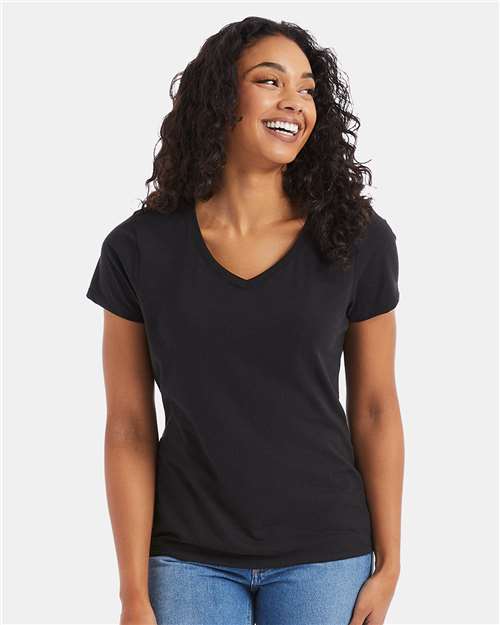 Hanes - Women's Perfect-T Triblend V-Neck T-Shirt - 42VT