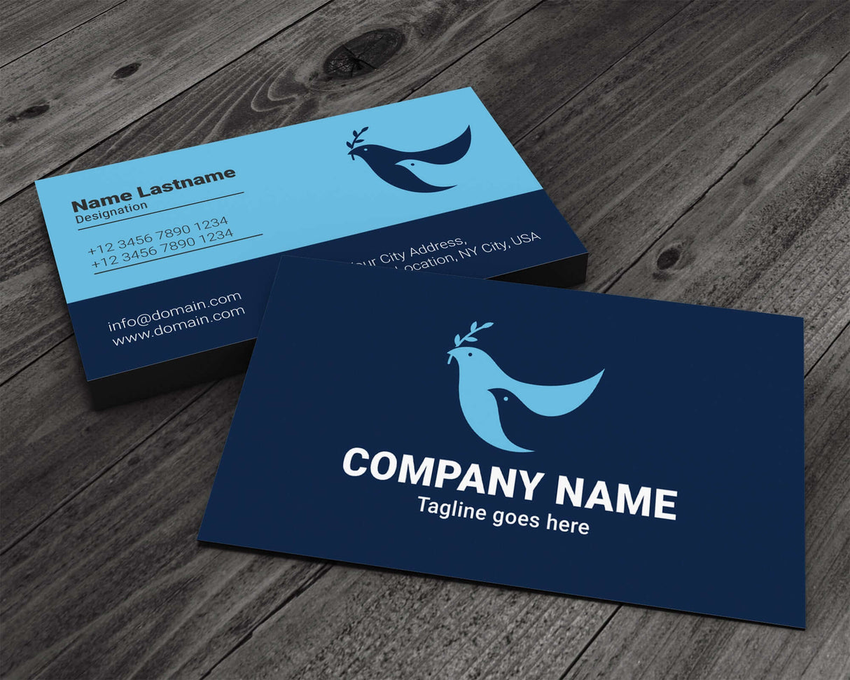 Blue Dove - Single or Double Sided