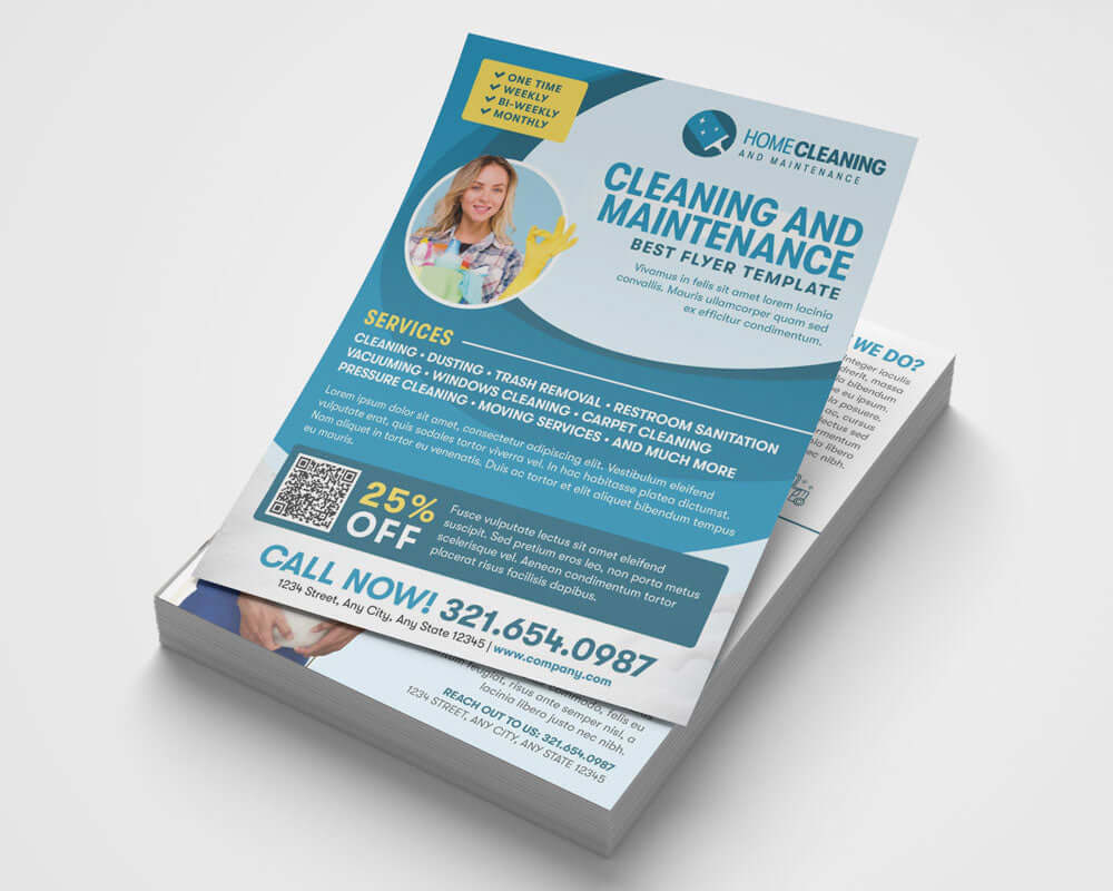 Home Cleaning Services Business Flyer