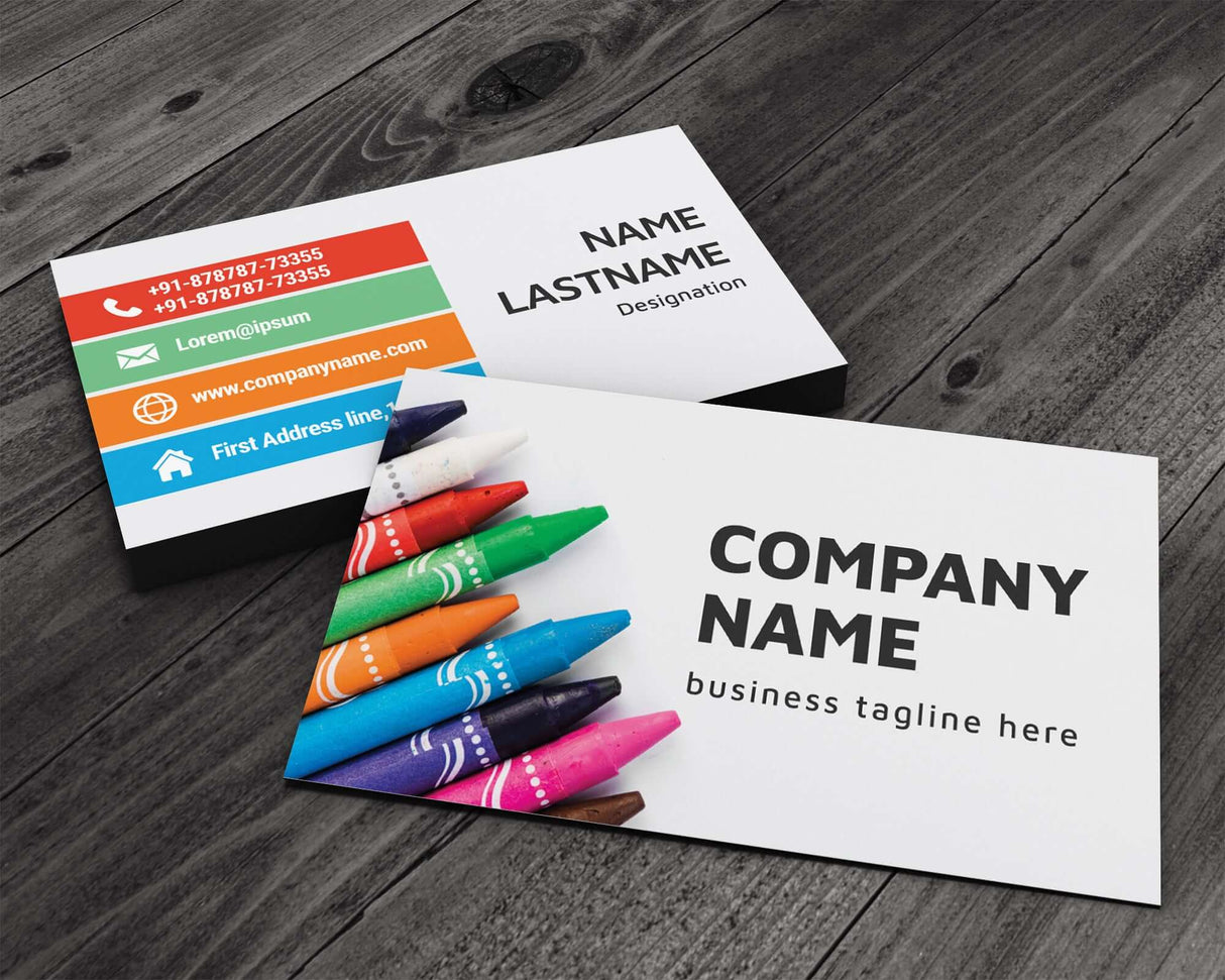 Crayones multicolores: de una o dos caras