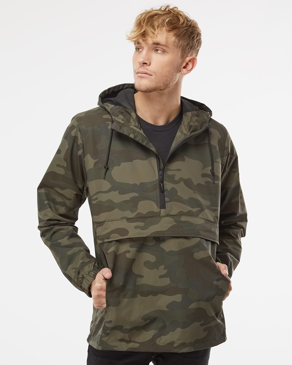Independent Trading Co. - Men's Nylon Anorak - EXP94NAW