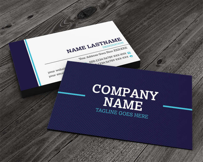 Blue Textured - Single or Double Sided