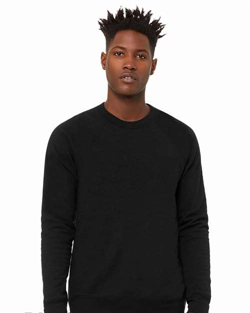 BELLA + CANVAS - Unisex Sponge Fleece Raglan Crewneck Sweatshirt - 3901