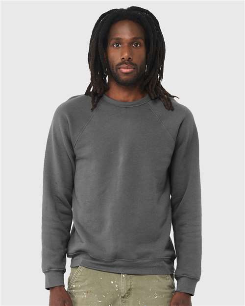 BELLA + CANVAS - Unisex Sponge Fleece Raglan Crewneck Sweatshirt - 3901