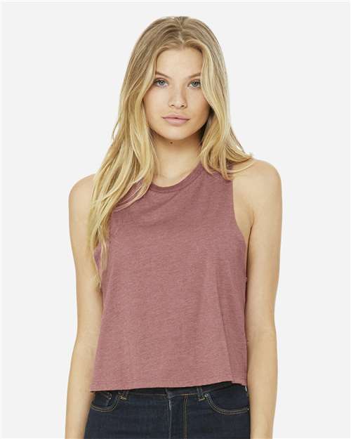 BELLA + CANVAS - Women's Racerback Crop Tank - 6682