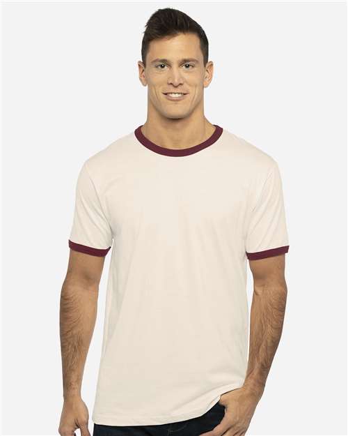 Next Level - Unisex Cotton Ringer T-Shirt - 3604N
