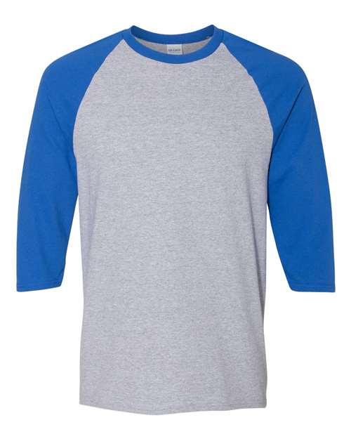 Gildan - Unisex Heavy Cotton™ Raglan Three-Quarter Sleeve T-Shirt - 5700