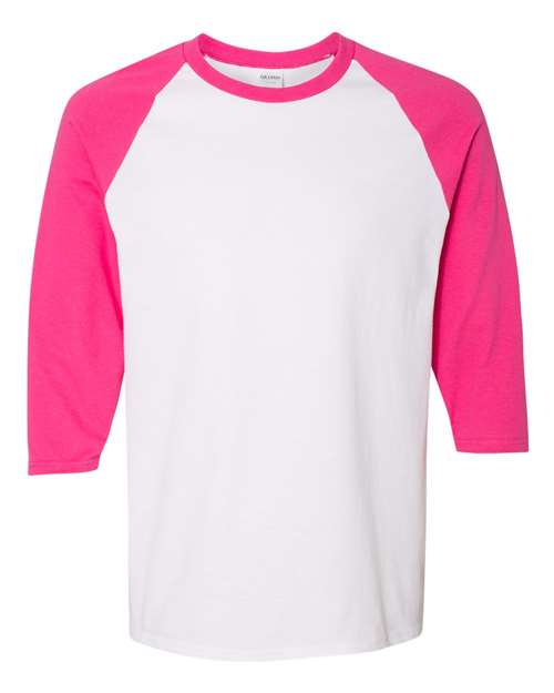 Gildan - Unisex Heavy Cotton™ Raglan Three-Quarter Sleeve T-Shirt - 5700