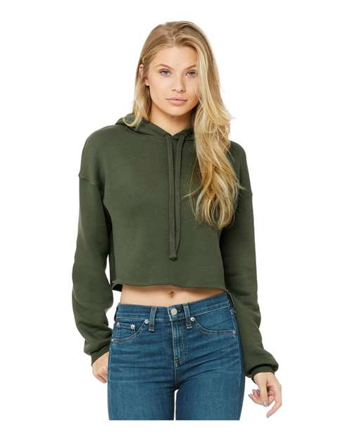 BELLA + CANVAS - Women's Crop Hoodie Sweatshirt - 7502
