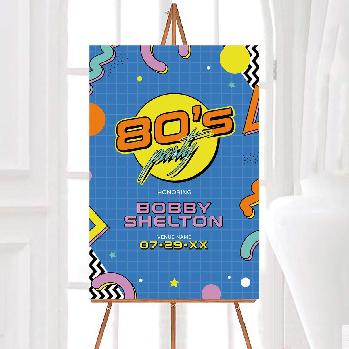 80s Style Invitation - goprintplus