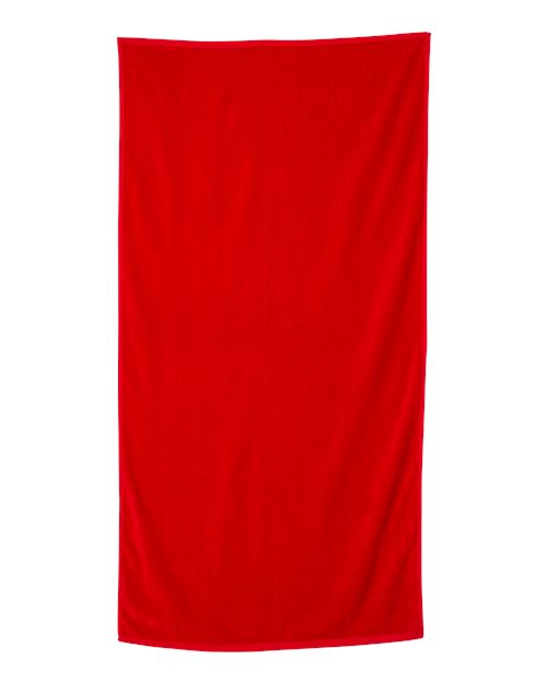 Q-Tees - Velour Beach Towel - QV3060