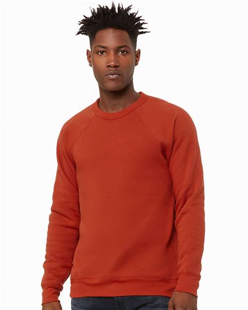BELLA + CANVAS - Unisex Sponge Fleece Raglan Crewneck Sweatshirt - 3901