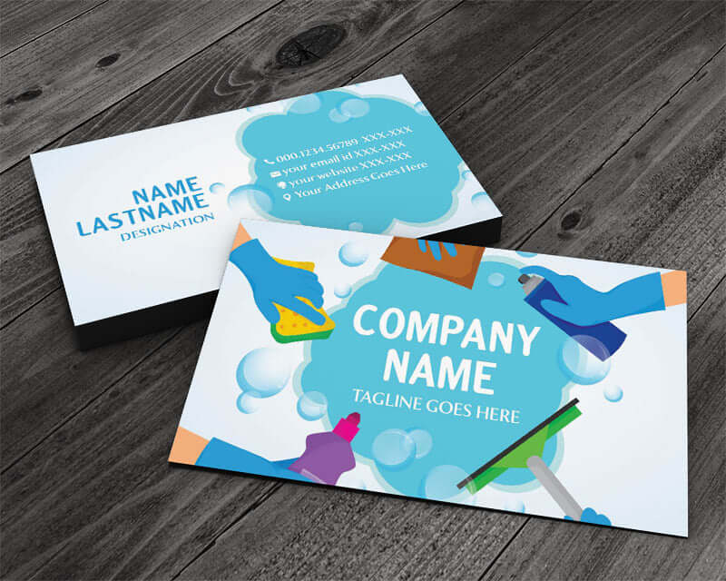House Cleaner Business Services - Single or Double Sided