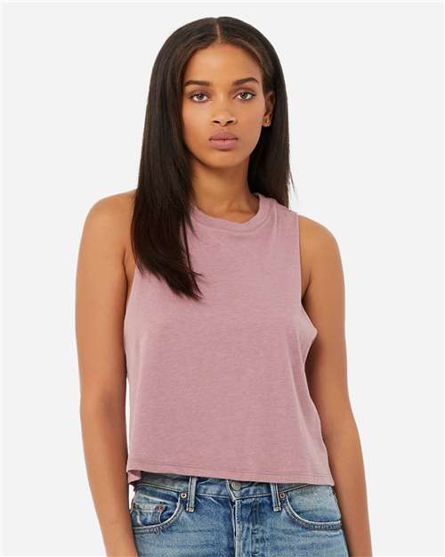 BELLA + CANVAS - Women's Racerback Crop Tank - 6682