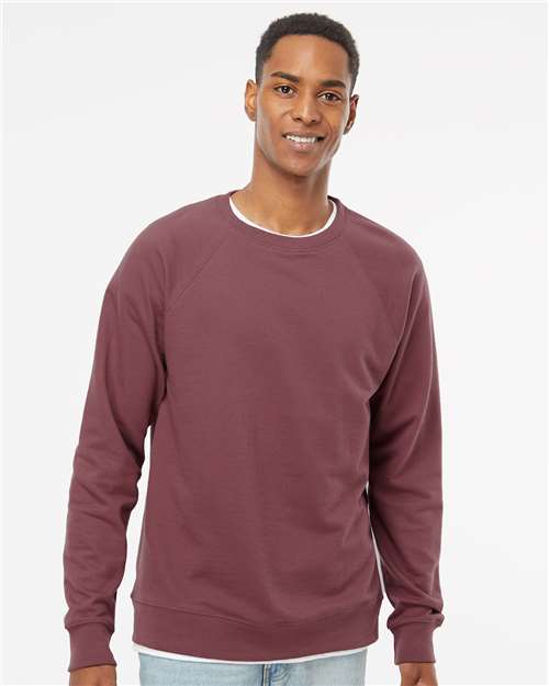Independent Trading Co. - Unisex Icon Lightweight Loopback Terry Crewneck Sweatshirt - SS1000C