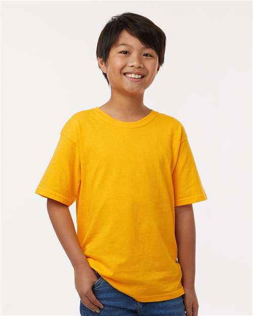M&O - Youth Gold Soft Touch T-Shirt - 4850M