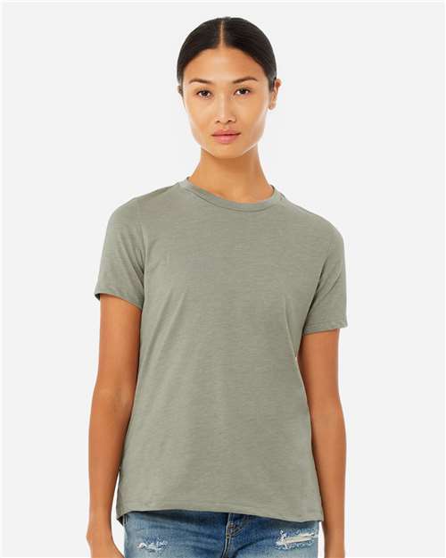 BELLA + CANVAS - Women’s Relaxed Fit Heather CVC Tee - 6400CVC