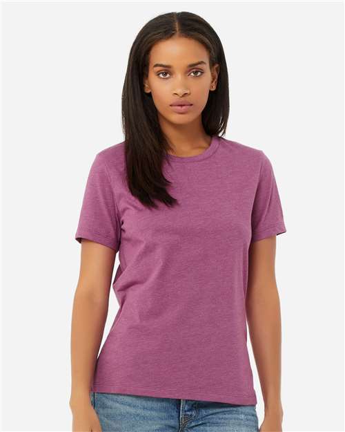 BELLA + CANVAS - Women’s Relaxed Fit Heather CVC Tee - 6400CVC