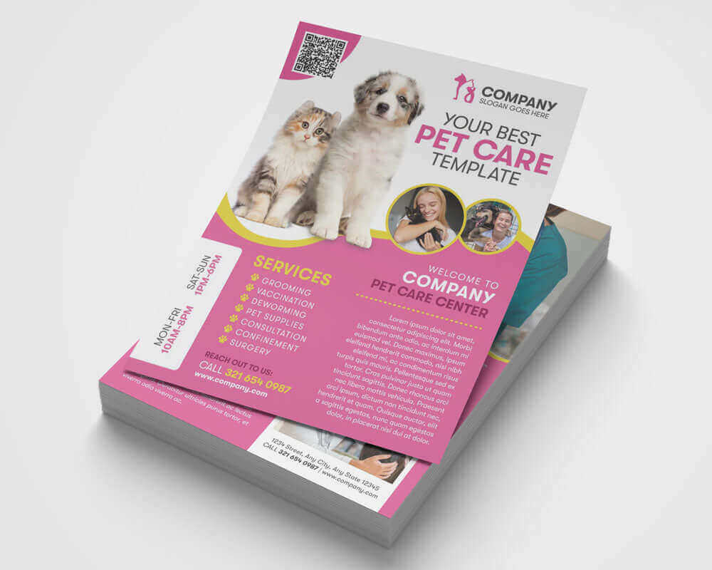 Your Best Pet Care Business Flyer