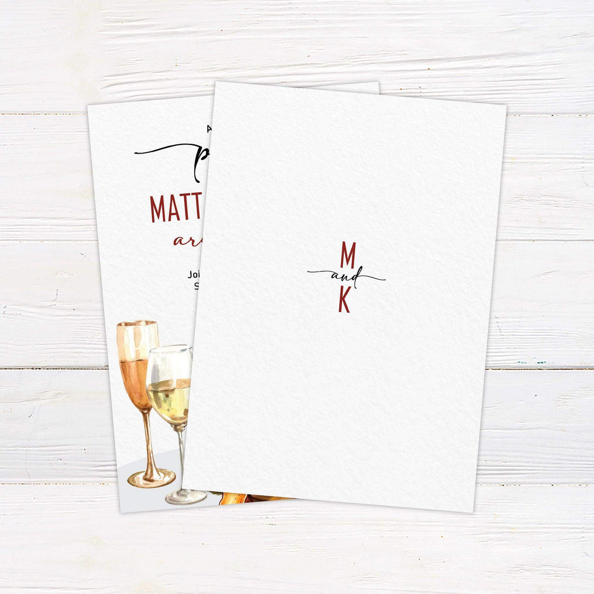 A Perfect Pair Invitation with wine and cheese theme, featuring elegant fonts and stylish design, ideal for memorable celebrations.
