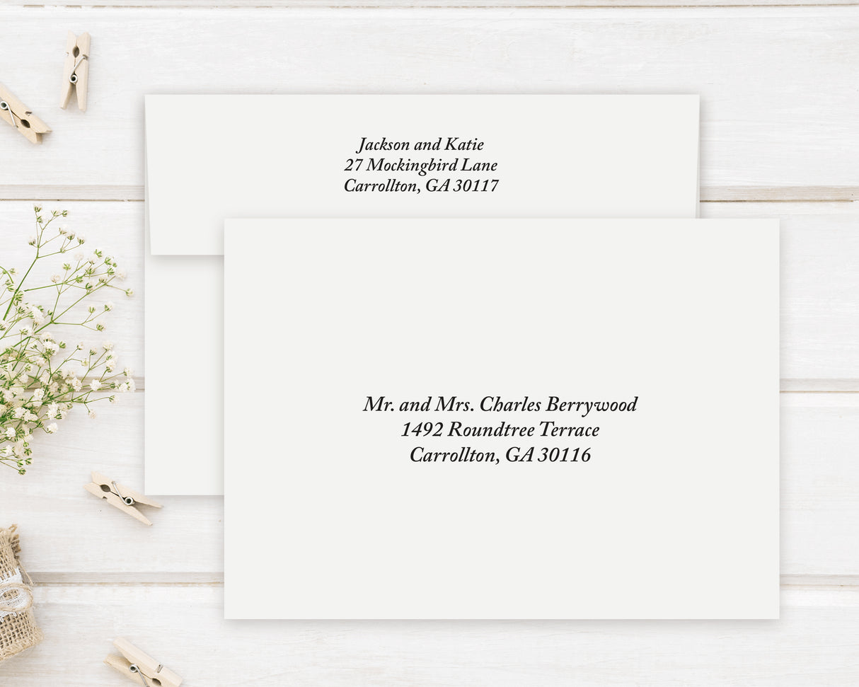 Professional Envelope Addressing