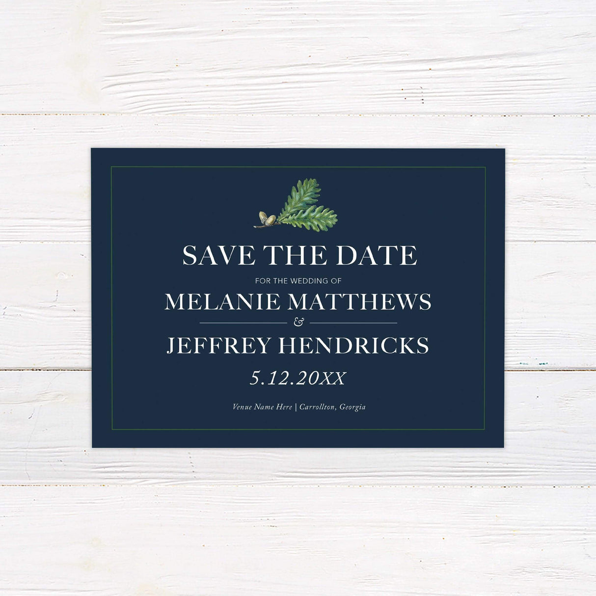 Acorn Save The Date - goprintplus