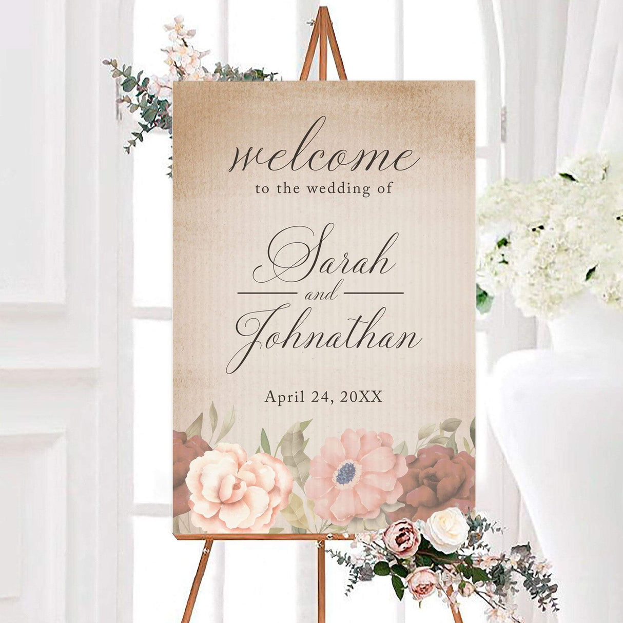 Antique Floral Invitations - goprintplus