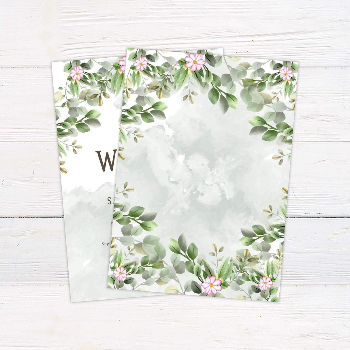 Arched Botanicals Save The Date - goprintplus