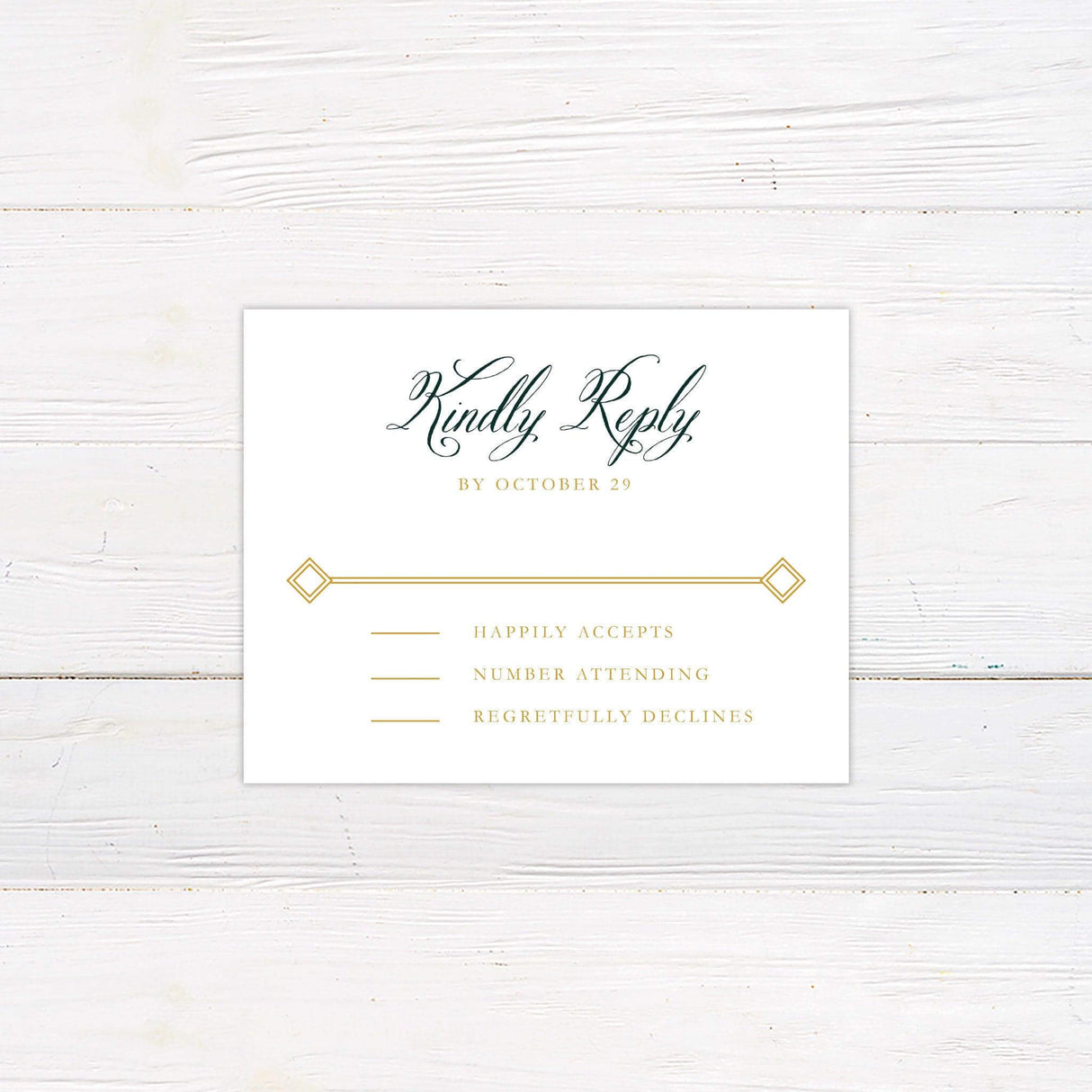 Art Deco Gatsby RSVP - goprintplus