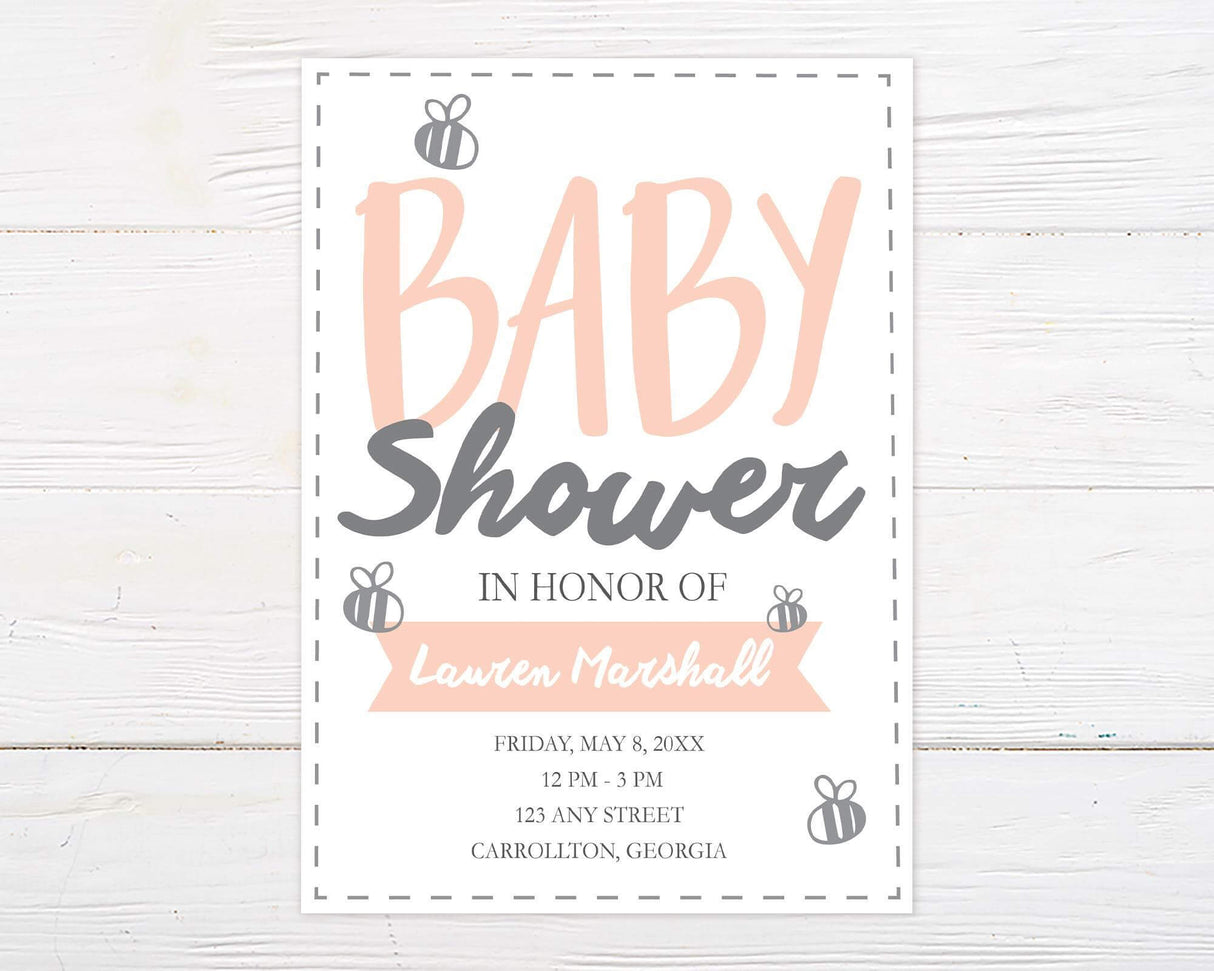 Baby Bumblebee Shower - goprintplus