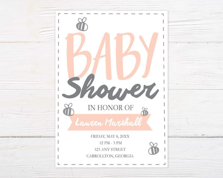 Baby Bumblebee Shower - goprintplus