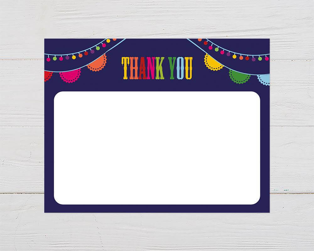 Fiesta Thank You Card - goprintplus