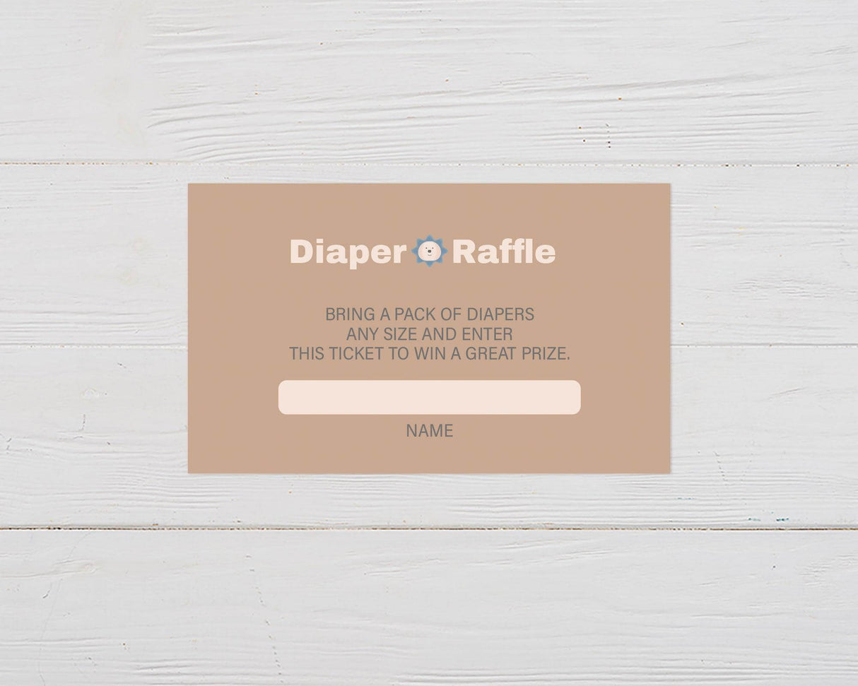Baby Toys Diaper Raffle Ticket - goprintplus